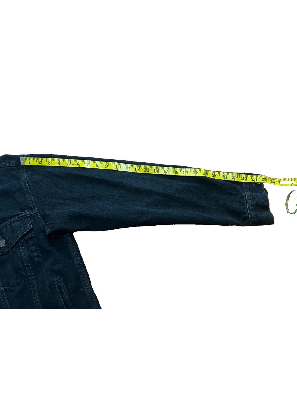 Levi's 70507 0260 Black Denim Trucker Jacket Men's Size M (Roomy) - Picture 8 of 8